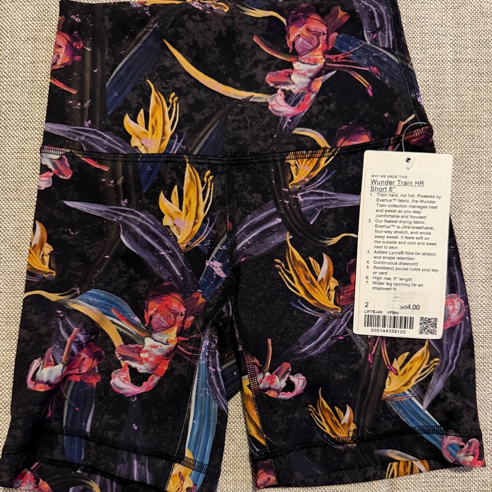 Lululemon: Wunder Train HR Short 6” Size 2 BNWT